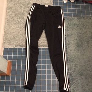 Women’s Black Adidas Tiro Soccer Pants, Size S